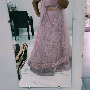 Pink Wastern Lehenga