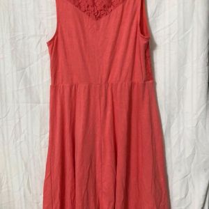 Round Neck Sleeveless Dress