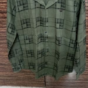 Shirt Dark Green Colour