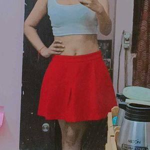 Red Mini Skirt