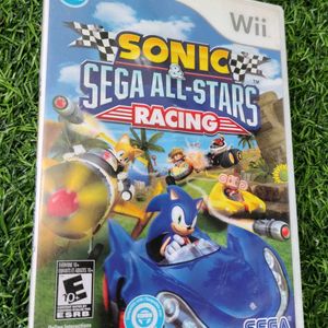 Nintendo Wii Sonic Sega All Stars Racing