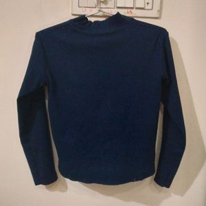 Turtle Neck Crop Top