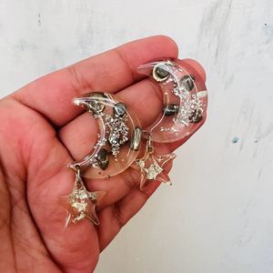 Moon Star Earring Tops