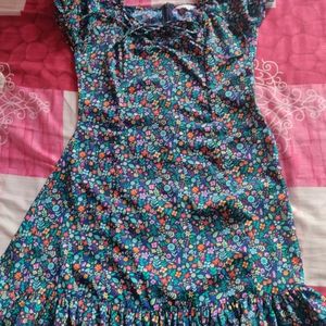 Floral Print Cute Dress