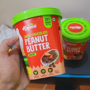 1kg Dark Chocolate Peanut Butter Alpino