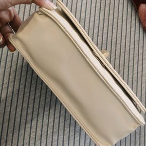 Beige Sling Bag