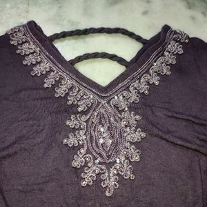 Purple Vintage Top