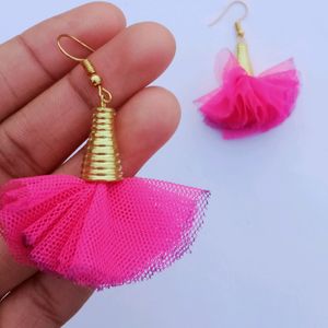 handmade fabric earrings