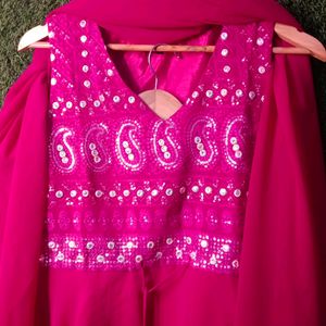 Hot Pink Sharara