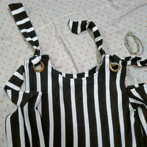 striped bodycon top