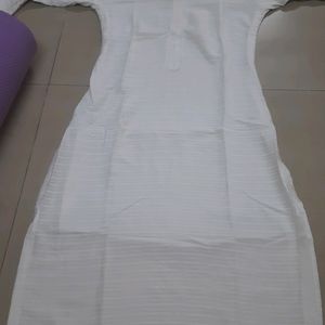 pure white cotton kurta