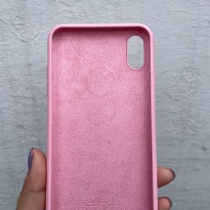 iPhone XS MAX Back Cover Baby Pink