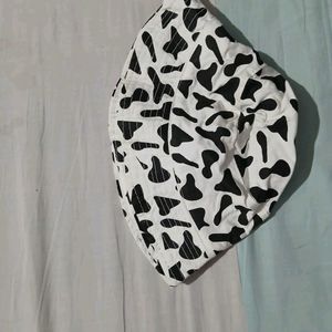 Cow Print Bucket Cap