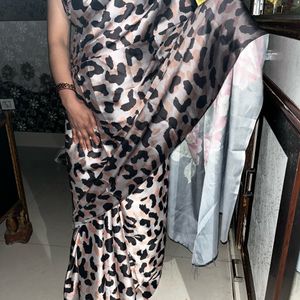 Satin Saree with blouse