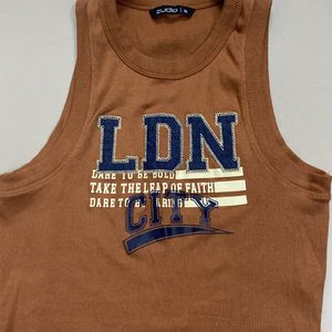 Brown Tank Top