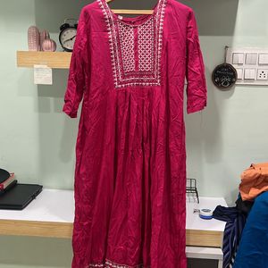 Pink Anarkali