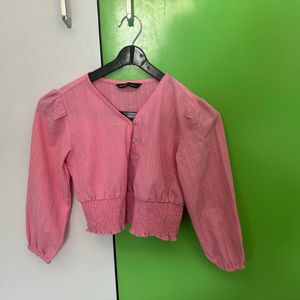 Pink Elegant Top For Girls 8 To 10 Years Old