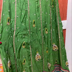 Heavy Green Lehenga With Bangani Dupatta