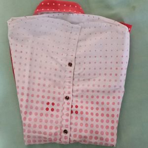 White Shirt Is Amazing With red Dots.