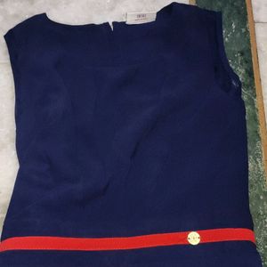 blue and red dress for girls