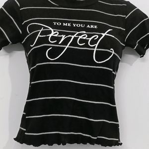 Black Perfect Crop Top