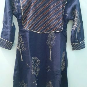 9 To 10 Years Old Girl 2 Kurti,1 Plazzo Set