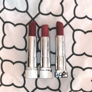 Set Of 3 - Maybelline New York lipsticks💄💄💄✨✨