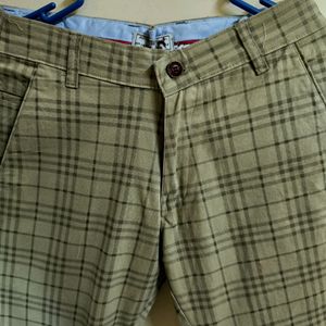 Price Drop❗Formal Khaki Checked Trousers