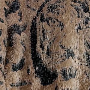 Leopard Print Angora Sweater