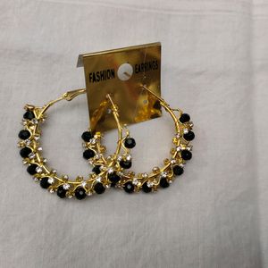 Combo Of 03 Black Different Earrings