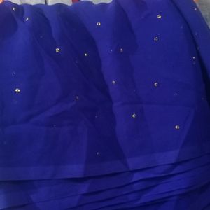 Beutiful Blue Saree