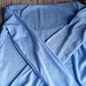 Blue Square Neck Top