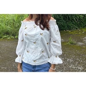 Cotton Off Shoulder Tops