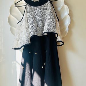 Black Pearl Fit Flared Dress