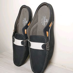 Synthetic Leather Casual Mules for Men –