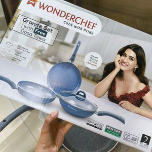 💯New Wonderchef Granite Set (Original) - Pan/Pot