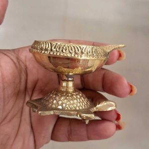 2pc Brass Diya