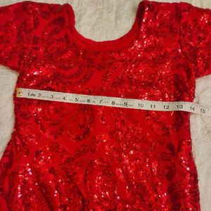 😘Red Sequin Dress 👗 Women