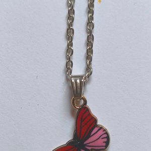 Butterfly 🦋 Pendent With Chain