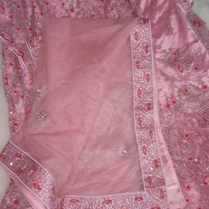 Bridal Pink Heavy Work Lehanga