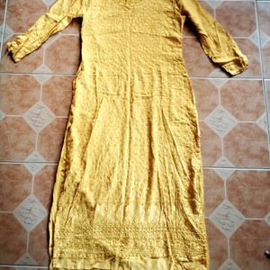 Beautiful Yellow Kurti💛