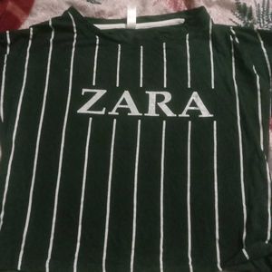 ZARA Black Crop Top For Women.....