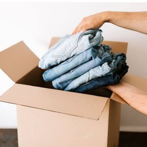 A Box Full Of Clothes