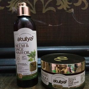 Atulya Hair Oil And Mask Combo