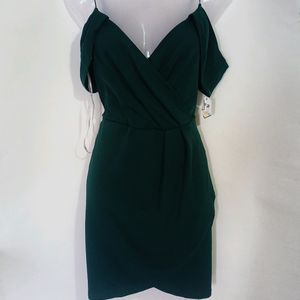 SEXY YET CLASSY COLD SHOULDER MINI DRESS