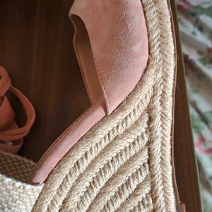 Made-in-Spain lace-up high-heel espadrilles