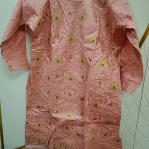 Peach Kurta Set