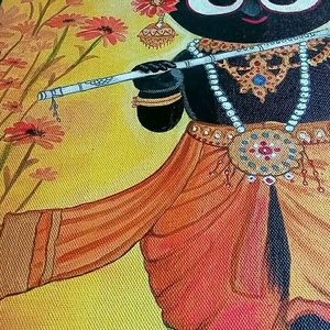 Shri Jaggannath Handmade Painting (14"×18")