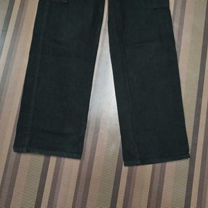 DG-34 Size-28  Cargo Straight Women Denim Jeans