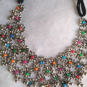 Necklace with earing